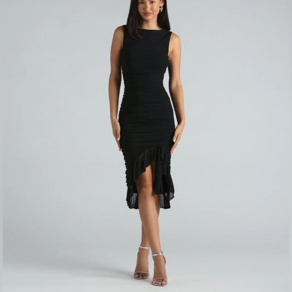 Fashion Nova Black Sleeveless Dress